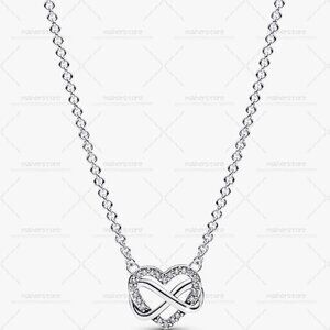Pandora Sparkling Infinity Heart Collier Necklace